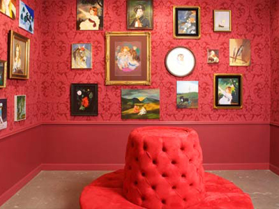 Karen Kilimnik. The Red Room. 2007. Miami Museums