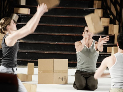 Stacks, a collaboration between poet Anne Carson and choreographer Jonah Bokaer