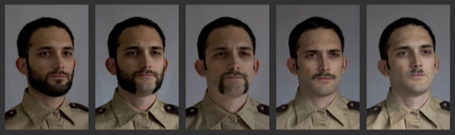 Image caption: Bert Rodriguez, 5 stages, 2005, C-print, 20