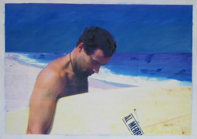 Raymond Elman, portrait of Sebastian Junger